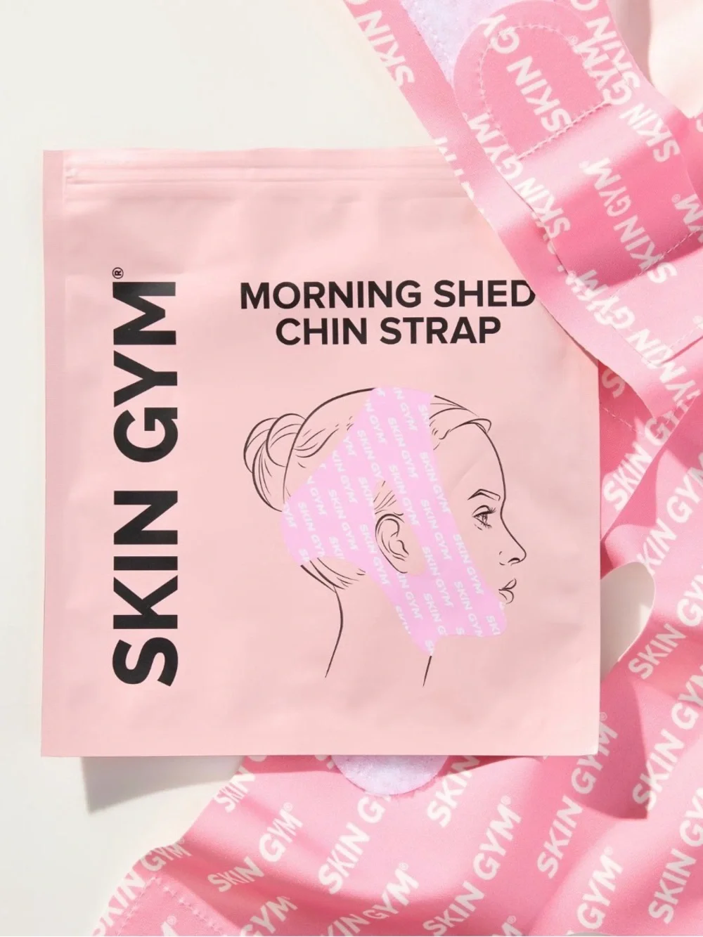 Anthropologie Skin Gym Morning Shed Chin Strap Pink Self Care Gifts New With Tag